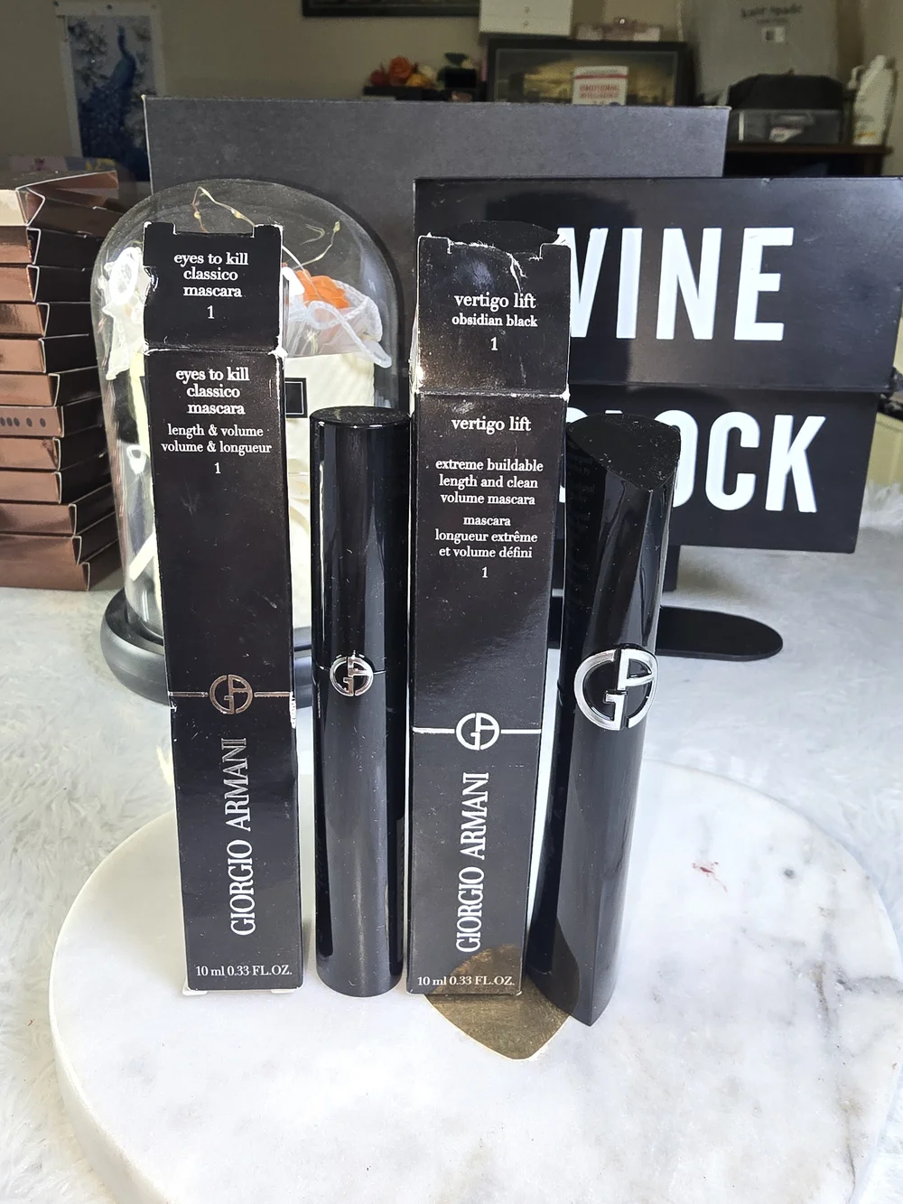 Giorgio Armani Eyes to Kill Classic Mascara & Vertigo Lift Set — Black